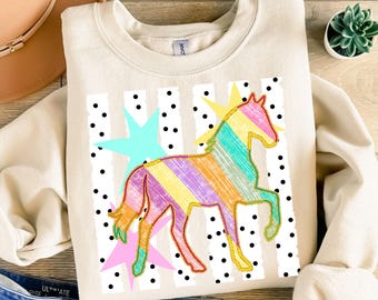 Western horse png, Preppy Polka Dot Horse png, Glitter Cowgirl png, Western Sublimation, Horse png, Horse Lover png, Trendy Horse Png