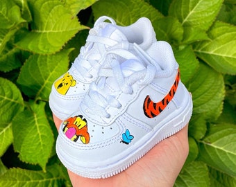 Winnie the Pooh Custom Nike Air Force 1 AF1 | Etsy México