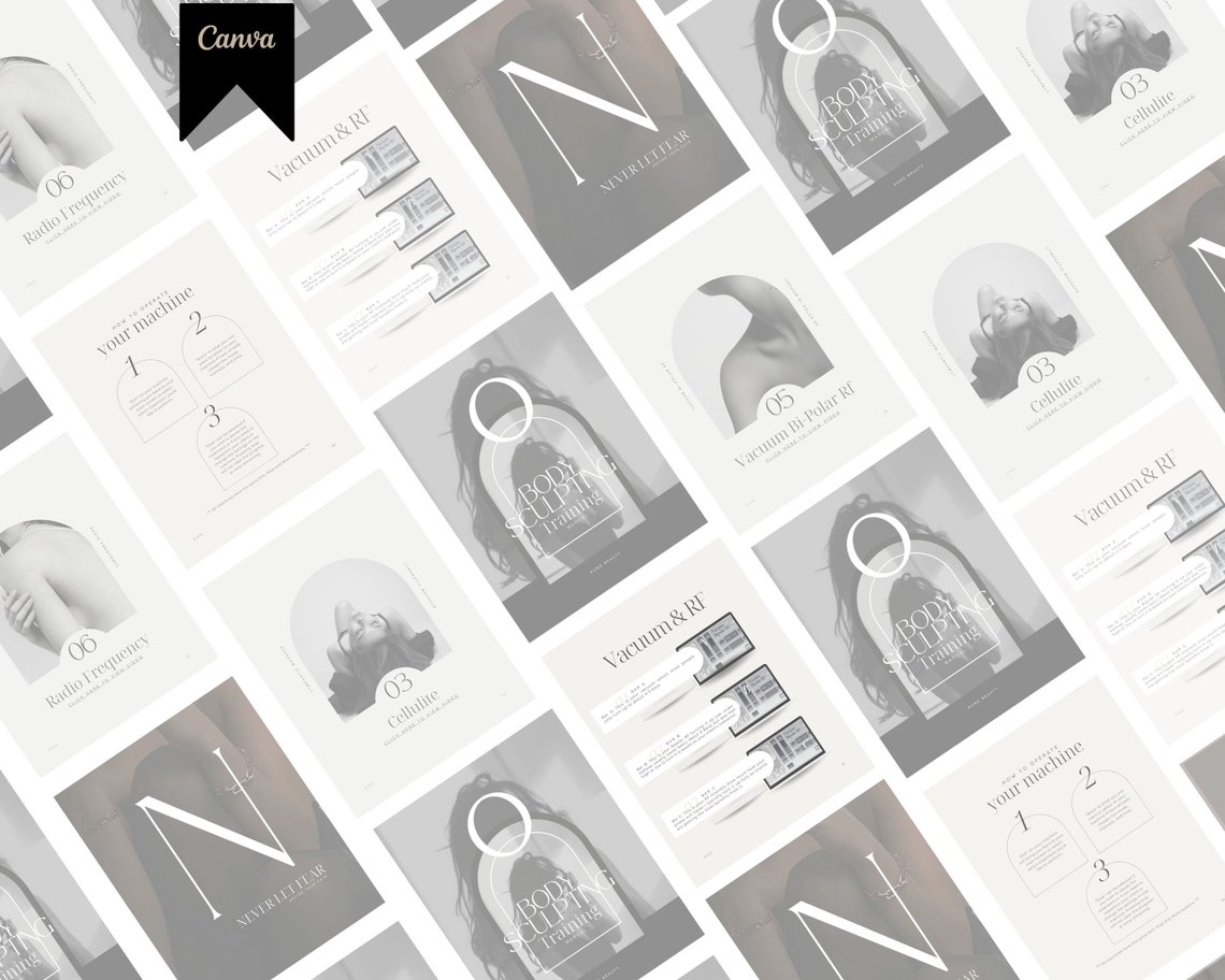 Body Contouring/sculpting Editable Instructor Version Etsy