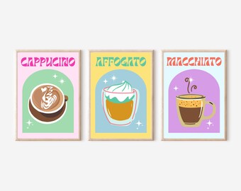 Coffee Wall Art Digital Print Pack