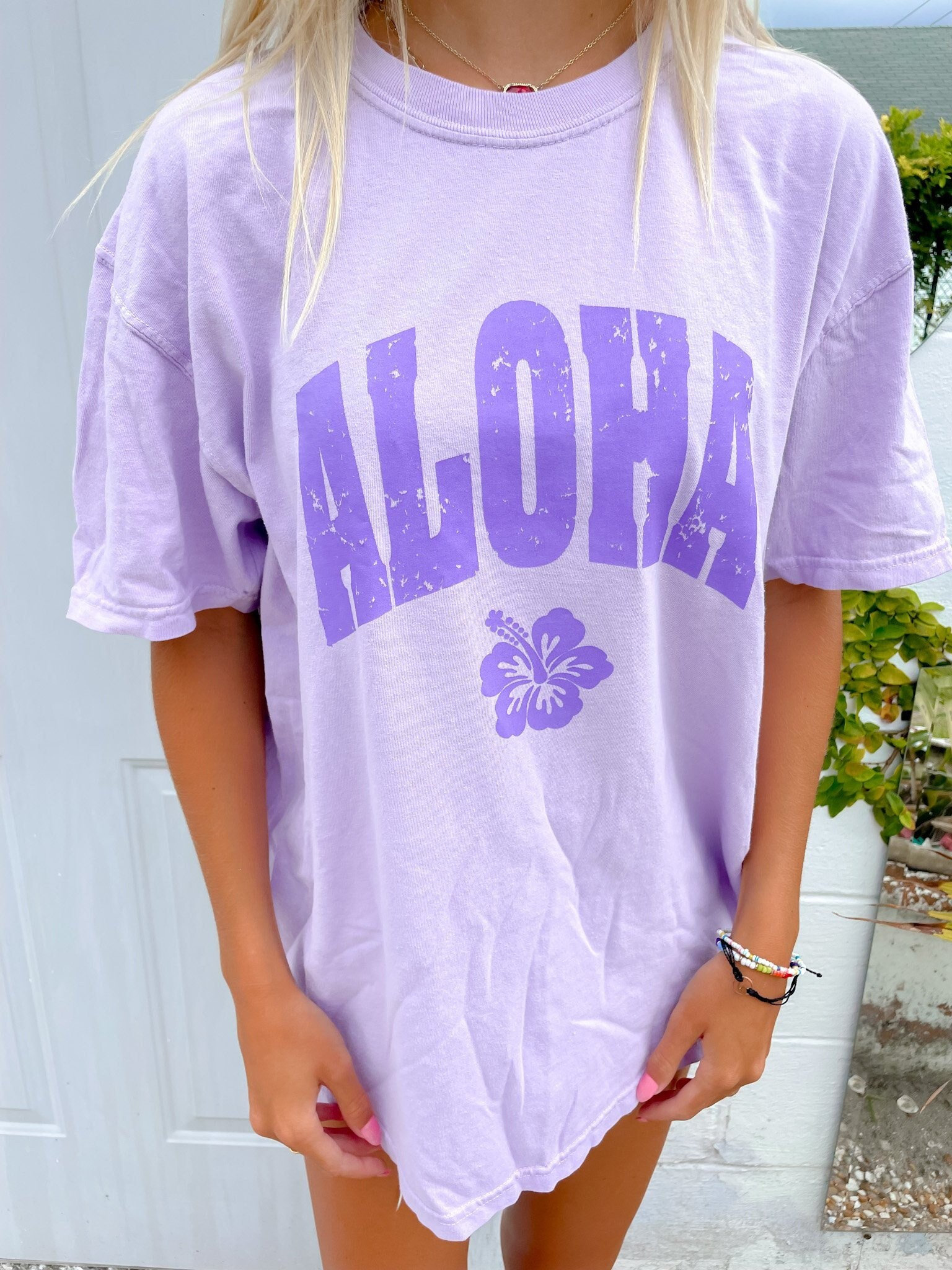 Aloha Tshirt Comfort Colors Brand Women 