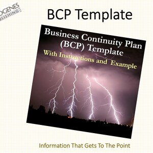 Business Continuity Plan (BCP) Template With Instructions and Example