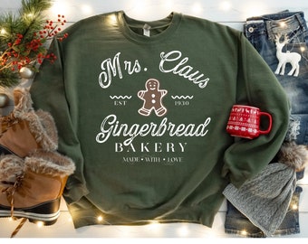 Gingerbread Cookies Sweatshirt, Christmas Baking sweater, Gift for Baker, Gingerbread Cookies sweatshirt, Christmas Baking Shirt