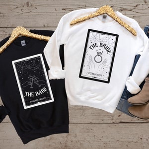 Tarot Braut Sweatshirt, Boho Braut Sweatshirt, Boho Bachelorette, Bachelorette Shirt, Wahrsagerin Bachelorette, Hexe Bachelorette