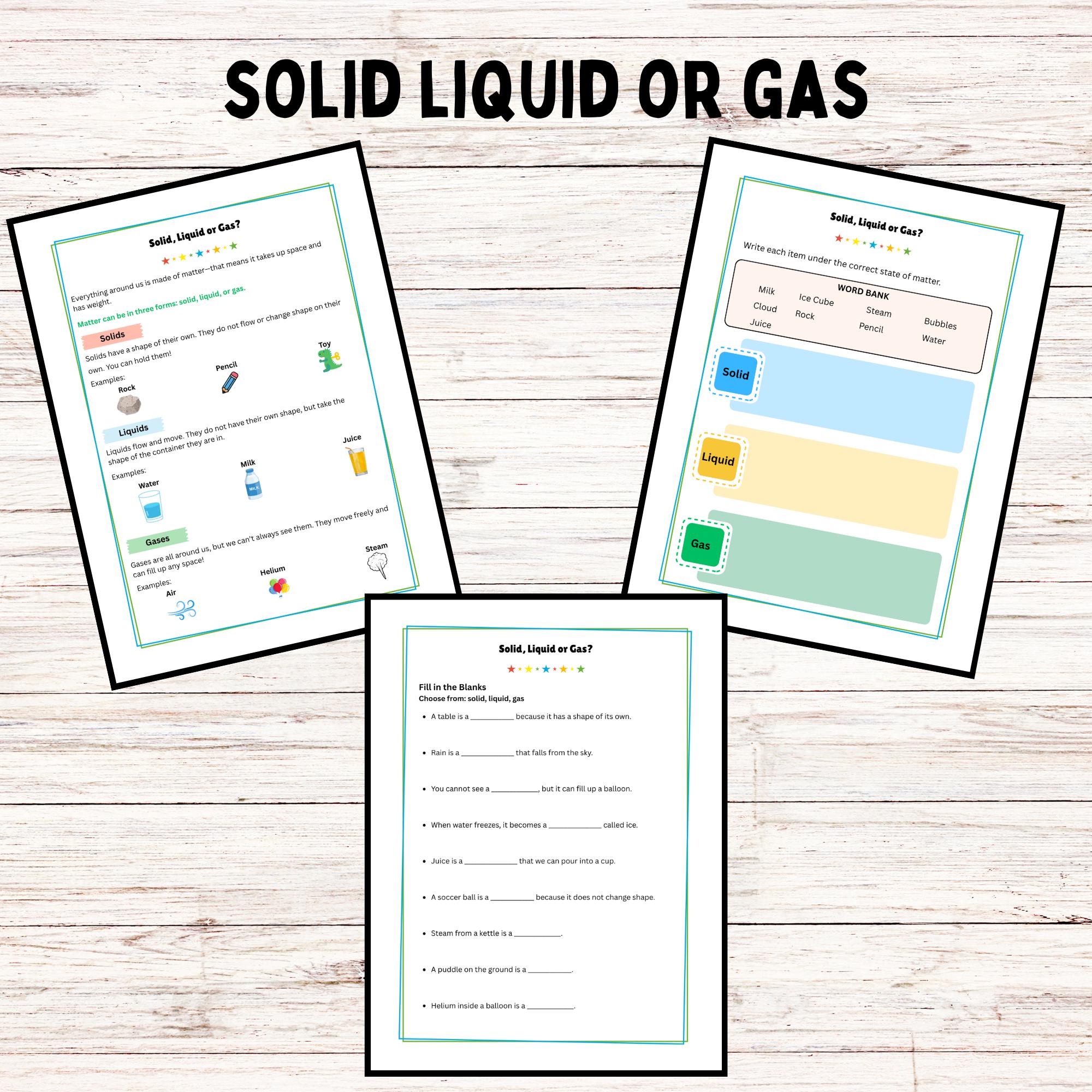 Grade 2 Science Workbook and Printable Activities for School and ...