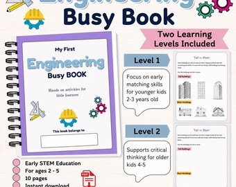 Engineering Busy Book for Young Learners
