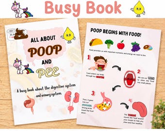 Digestive and Urinary Systems Busy Book For Kids
