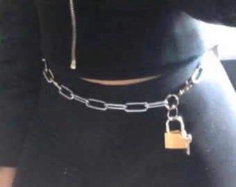 Kpop/punk link belt Chain belt
