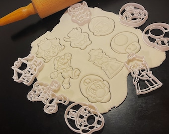 Magisches 7er-Set: Super Mario Plätzchenausstecher für Weihnachten und die Feiertage – Mario, Peach, Luigi, Bowser & mehr!
