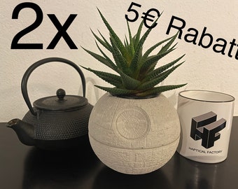 DOUBLE PACK - Starwars Deathstar Planter