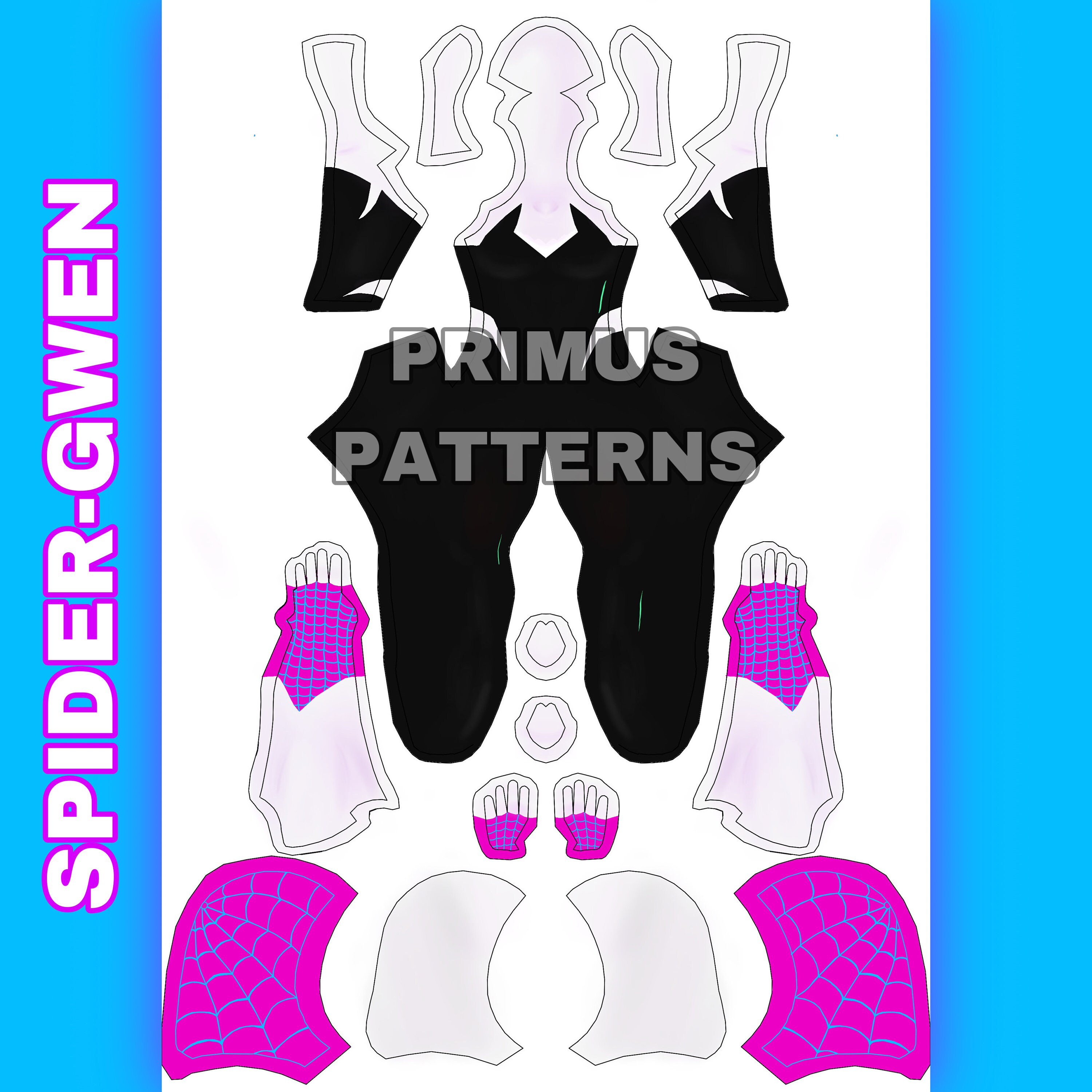Spidergwen Suit Pattern Etsy