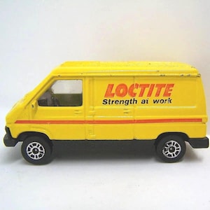 Furgoneta Renault, Loctite, Corgi Juniors, Maqueta de fundición a presión, Publicidad, Edición limitada, Vintage