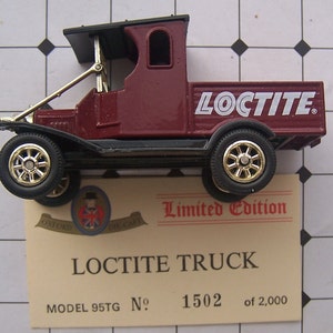 Oxford Die Cast, Loctite Truck, Limited Edition, Promotional Number 1502, SALE