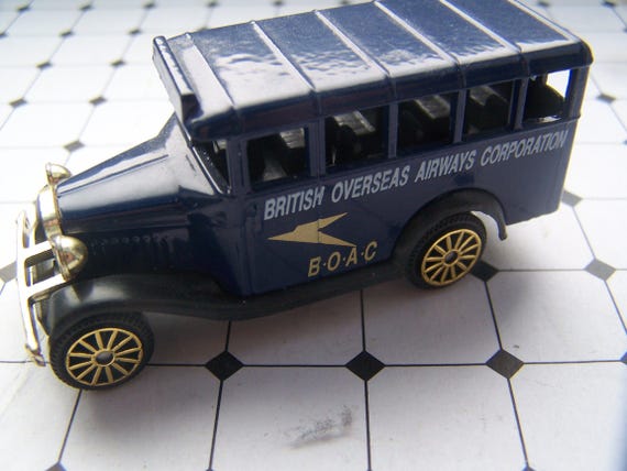 Vintage Corgi Bedford BOAC Bus, Die Cast Model - Etsy