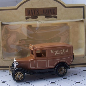 Lledo, Days Gone, Model A Ford Panel Van, Canadian Club Whisky, Advertising, Die Cast Model