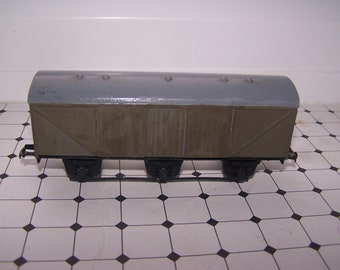 Vagón de mercancías vintage de maquetas de ferrocarril de escala OO, hecho a mano