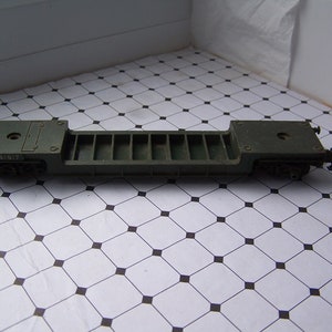 Modelleisenbahn, Tri-ang, Bogie Well Wagon, R118, R213, Tieflader, Spur OO, grün, Vintage