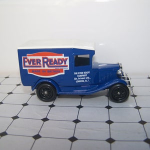 Lledo, Promotional, Die cast Model, 1934 Ford A, Advertising, Ever Ready, Boxed, SALE