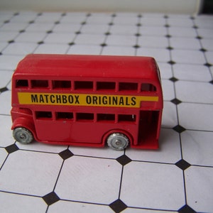 Streichholzschachtel, Lesney, Bus, Streichholzschachtel Originale, Die Cast Modell, Spielzeug