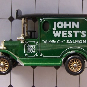Lledo, Promotional, Die cast Model, Model T Ford, Advertising, John West, Salmon
