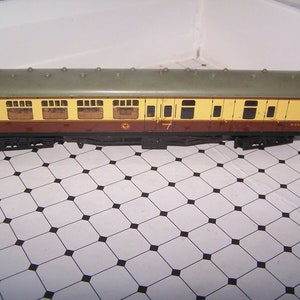 Model Railway, Hornby Dublo, Meccano, Guard Carriage, Tin plate, OO Gauge, W34290, Vintage, SALE