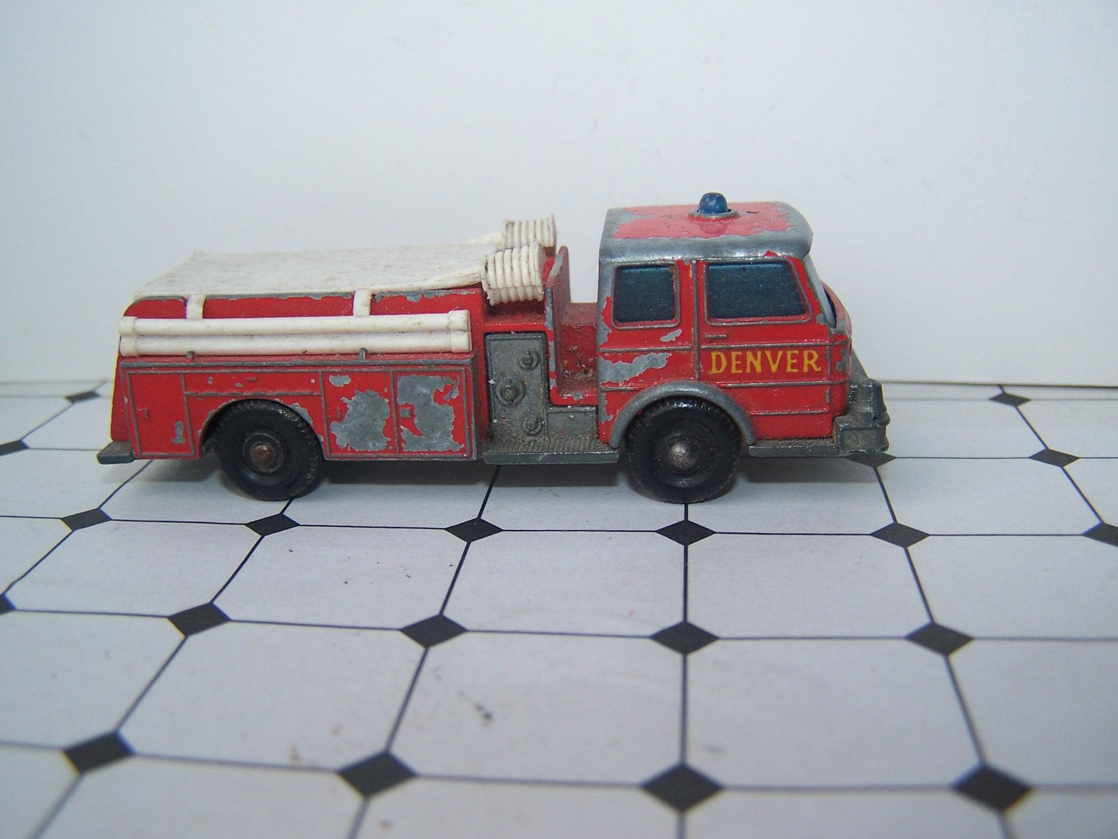 Vintage Matchbox Fire Pumper Truck, No. 29c, Made in England