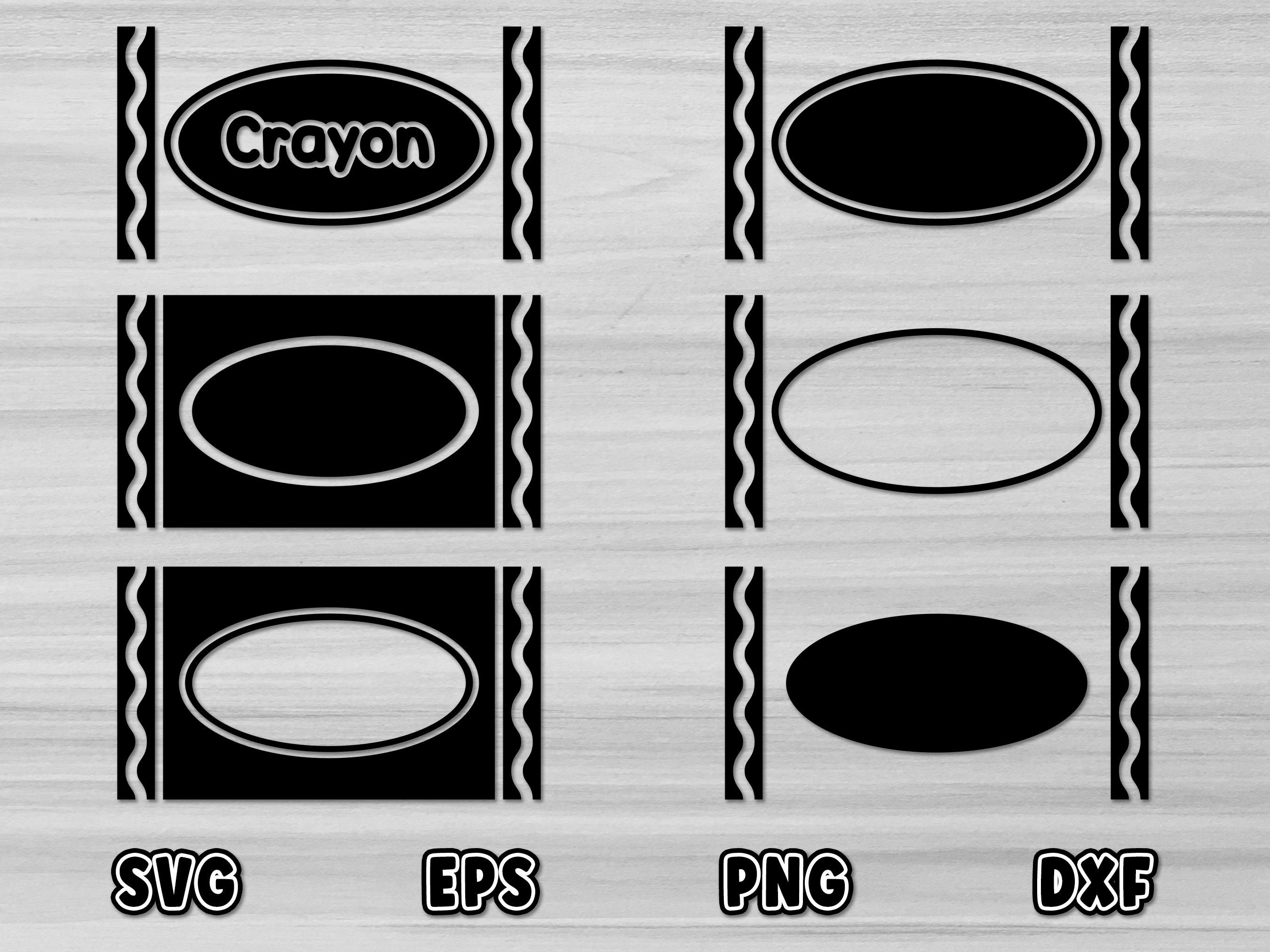 Paquete Crayon SVG / Crayon Wrapper SVG / Archivo de corte para Cricut ...
