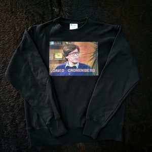 David Cronenberg Sweatshirt with Cronenberg Filmography