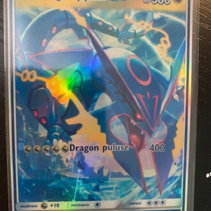 Pikachu Cosplay Rayquaza & Shiny Rayquaza Proxy Pokemon Card 