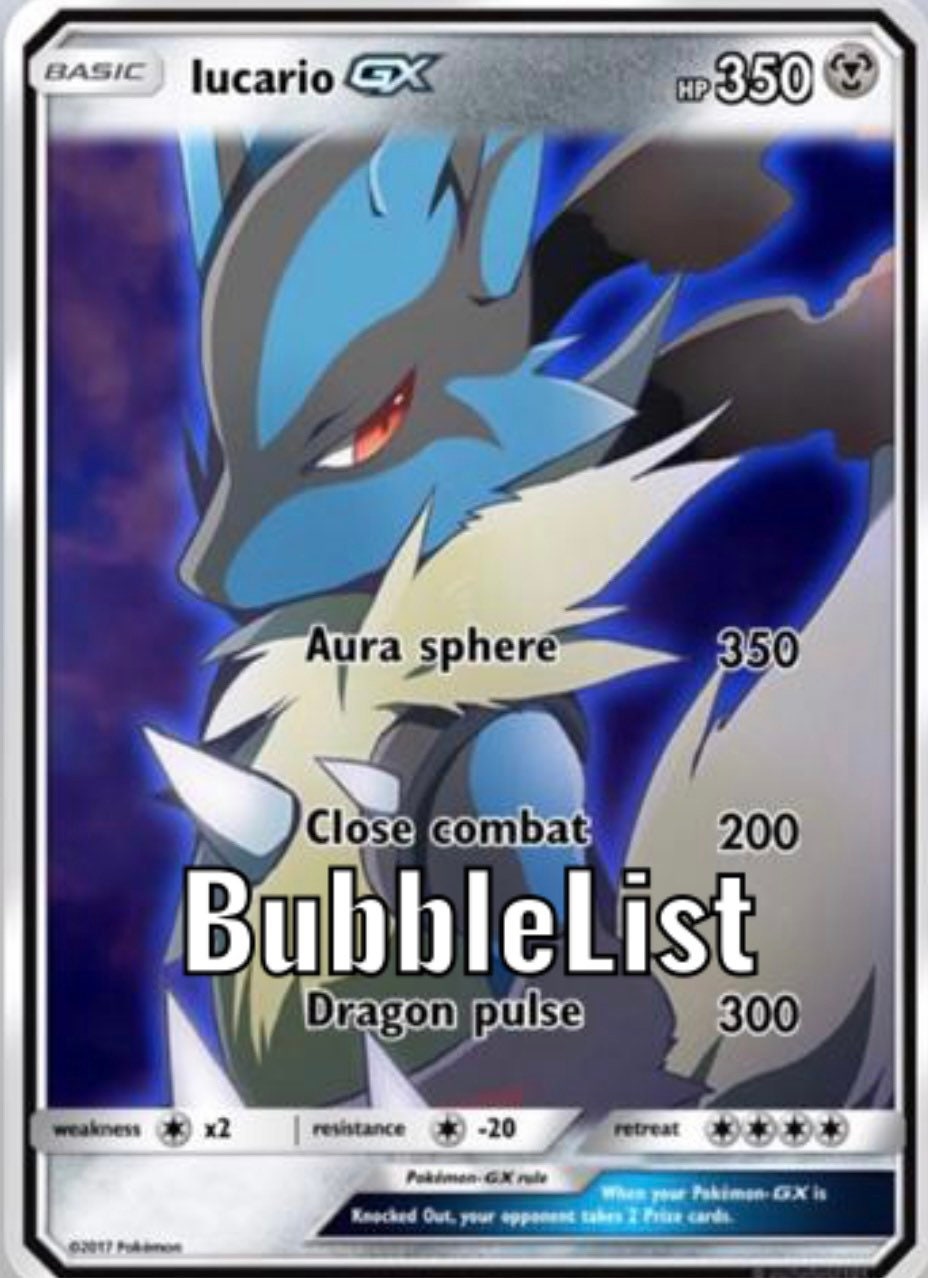 Pokemon shiny lucario EX