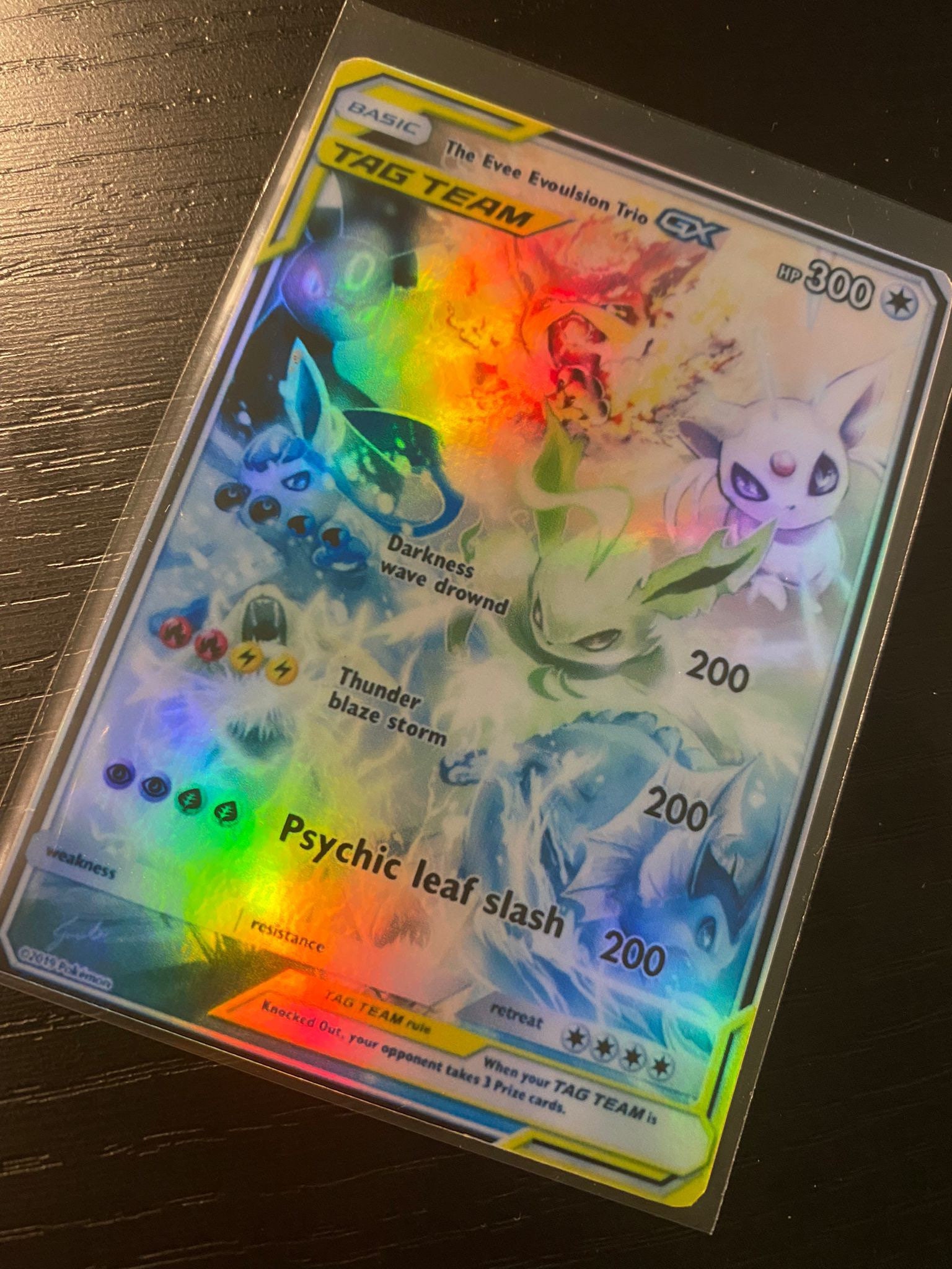 Pikachu Ditto GX Custom Made Card 