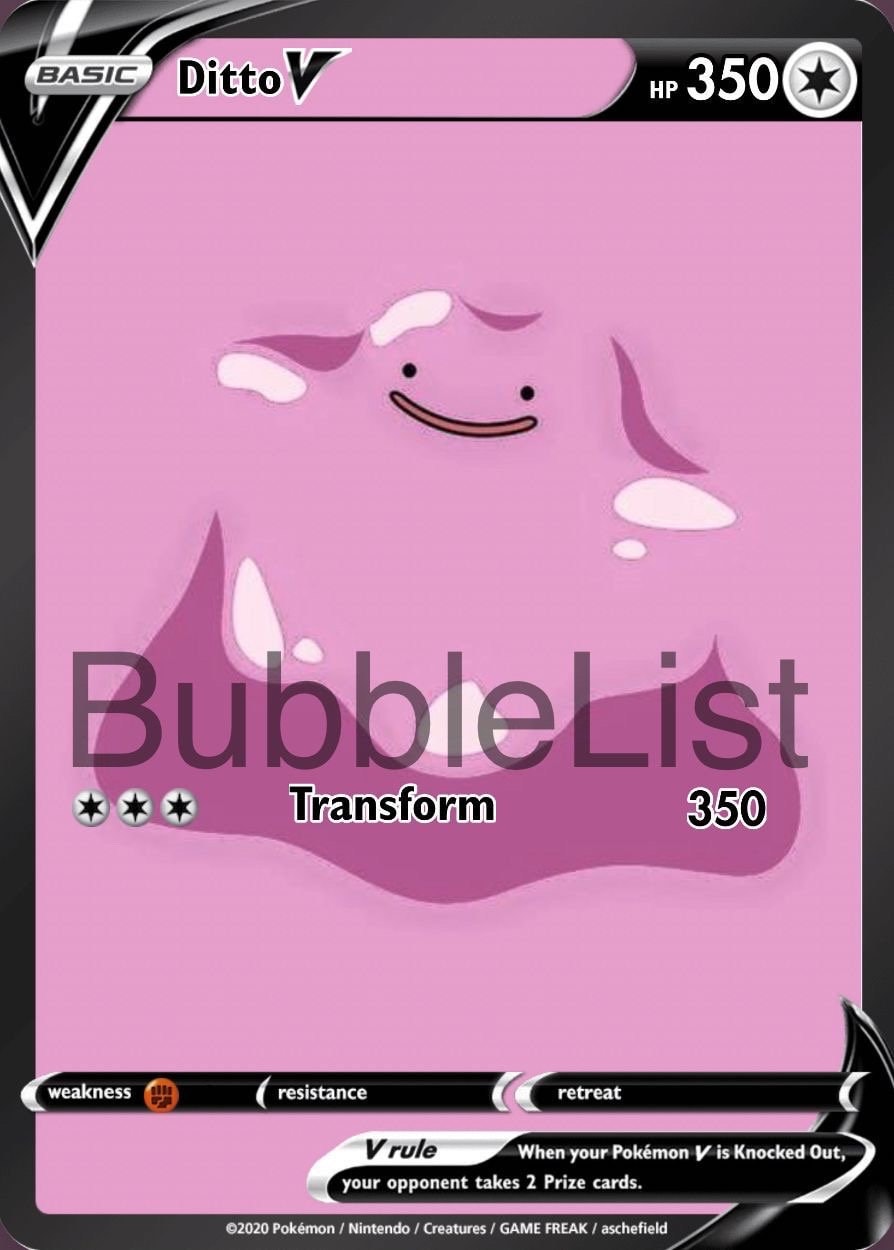 Pikachu Ditto GX Custom Made Card -  Norway