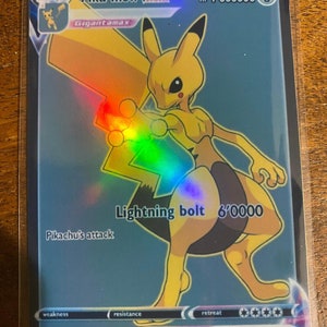 Shadow Mewtwo V Full Art Holo Custom Trading Card 