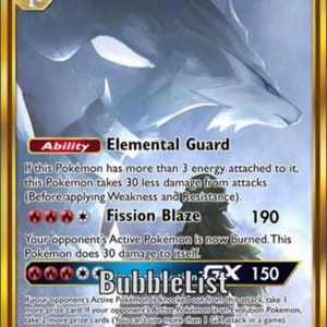 M Reshiram Gx Gmax Vmax Gigantamax Ex Pokemon Card 