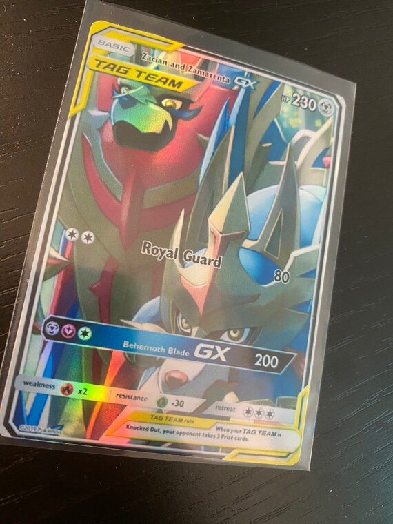 Pokemon Zacian Zamazenta GX 1