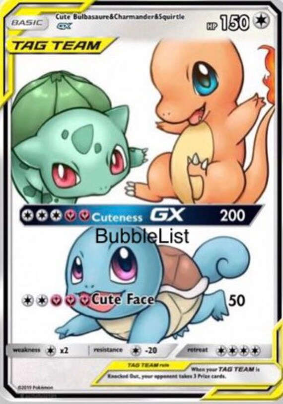 Pokemon Squirtle GX 3