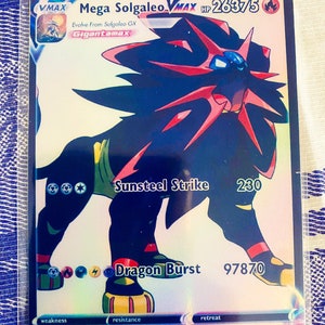 M Reshiram Gx Gmax Vmax Gigantamax Ex Pokemon Card -  Israel