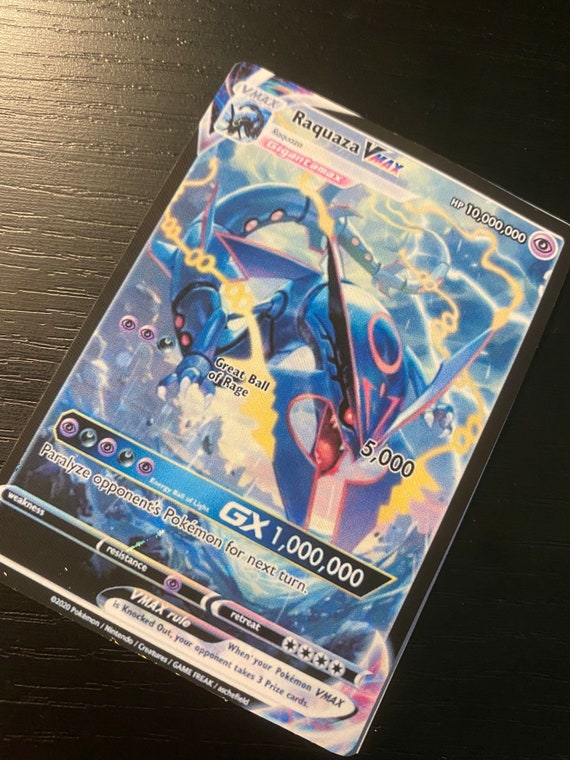 Rayquaza Vmax Pikachu Ash Vmax Gaming Shining Gx Ex M Mega 