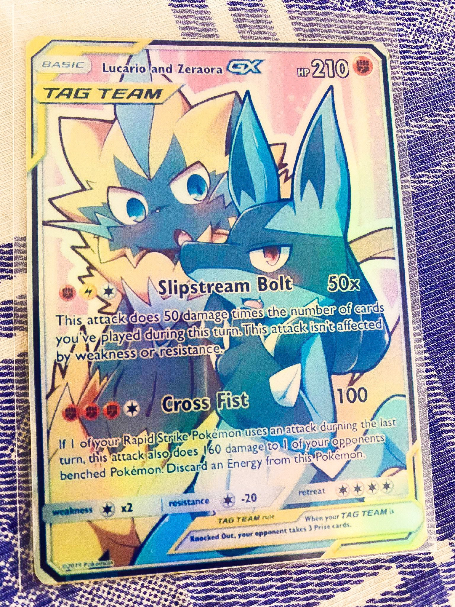 Lucario Zeraora Pikachu Ash Vmax Gaming Shining Gx Ex M Mega Etsy