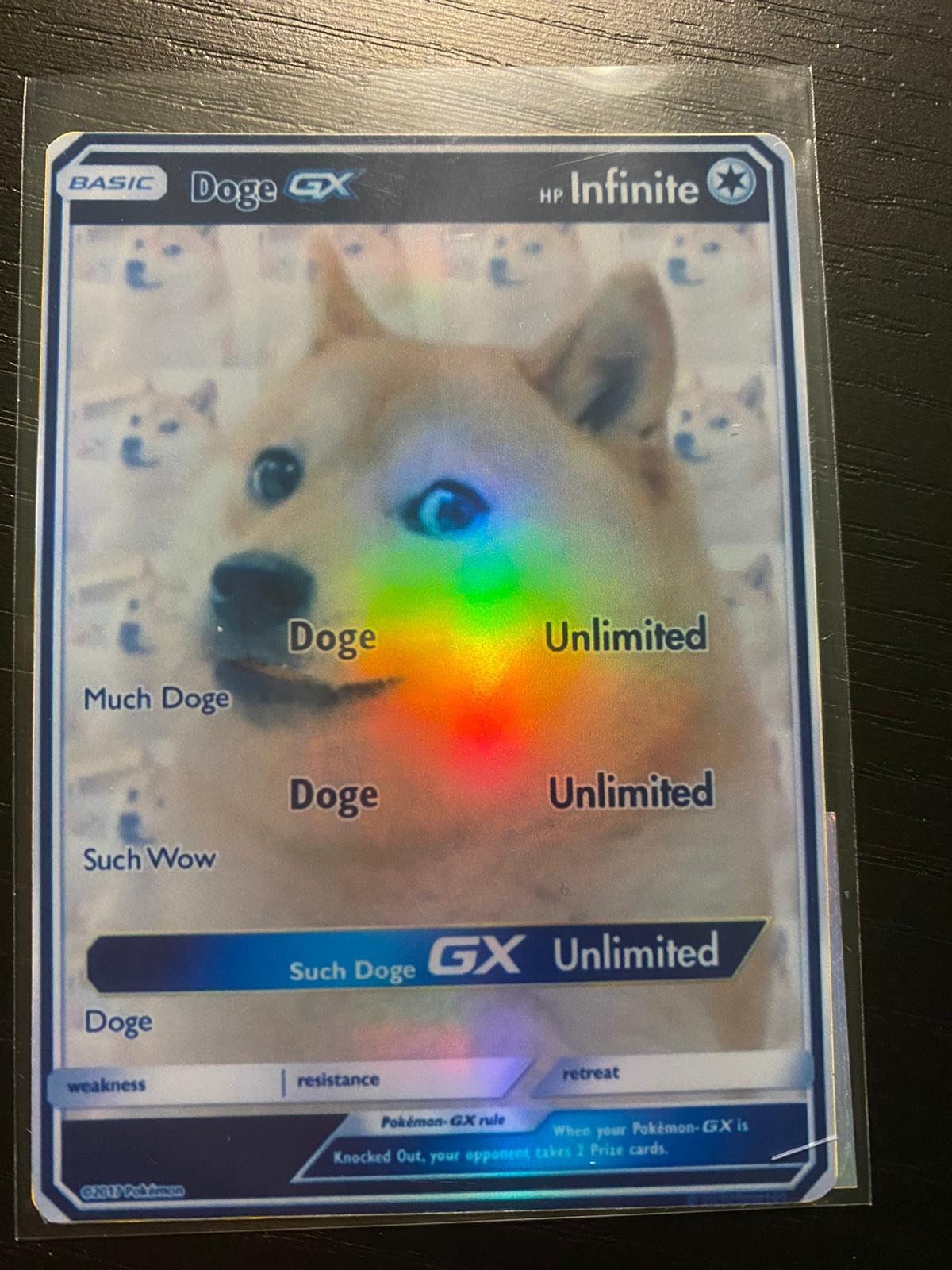 Doge Pokemon Card Printable Cards
