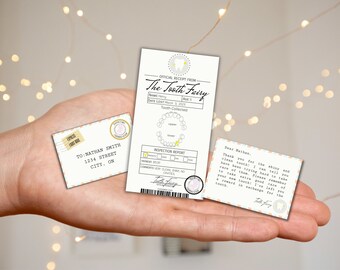 EDITABLE Mini Official Tooth Fairy Bundle Tiny Lost Tooth Letter Record Chart First Lost Tooth Report Tooth Fairy Letter Instant Download