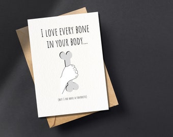 PRINTABLE Naughty Valentine's Day Card Anniversary Card Card for Mari Gift for Boyfriend Funny Card Instant Download