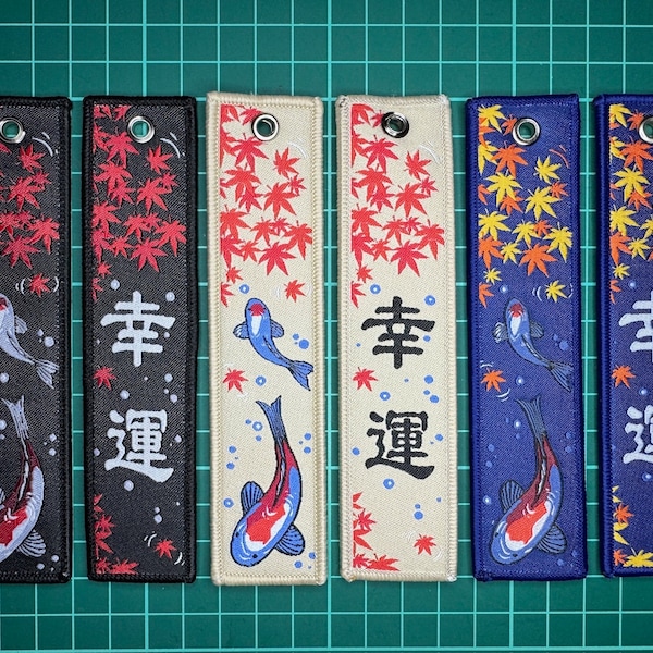 Koi Fish "Good Fortune" Key Tag