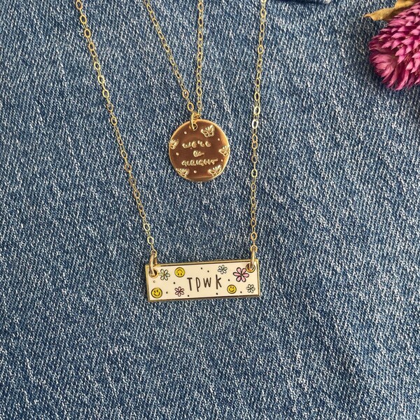 Golden Harry Styles Necklace Etsy