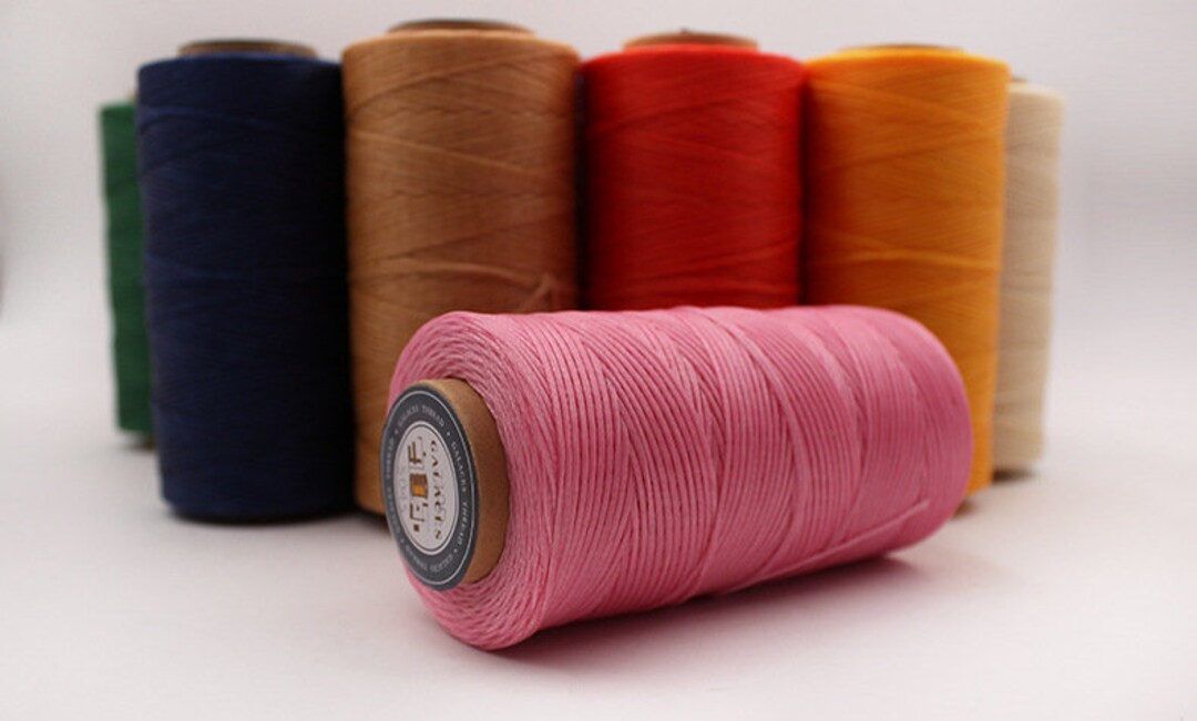 0.8mm Flat Waxed Braided Polyester Thread for Hand Sewing Etsy UK
