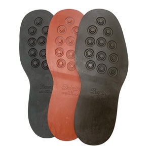Quality Italian Rubber Studded Stick on Soles and British Dainite Rubber Heels 