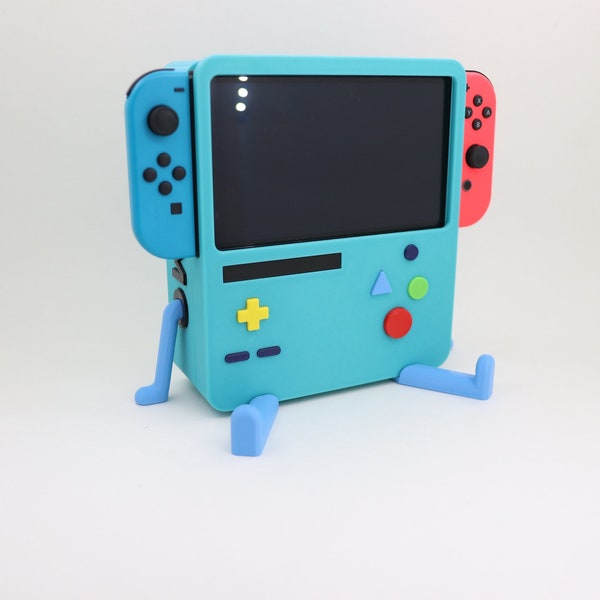 BMO Nintendo Switch Console Dock ASSEMBLED / Adventure Time  / Gaming Gift / Nintendo Switch Accessories / Switch Dock / Gamer TV Stand