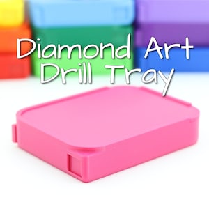 Diamond Painting Tray with Sliding Lid and Locking Stopper