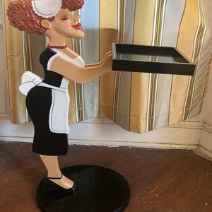 The Bombay Company Millie the Maid Serving Tray Stand Side Table