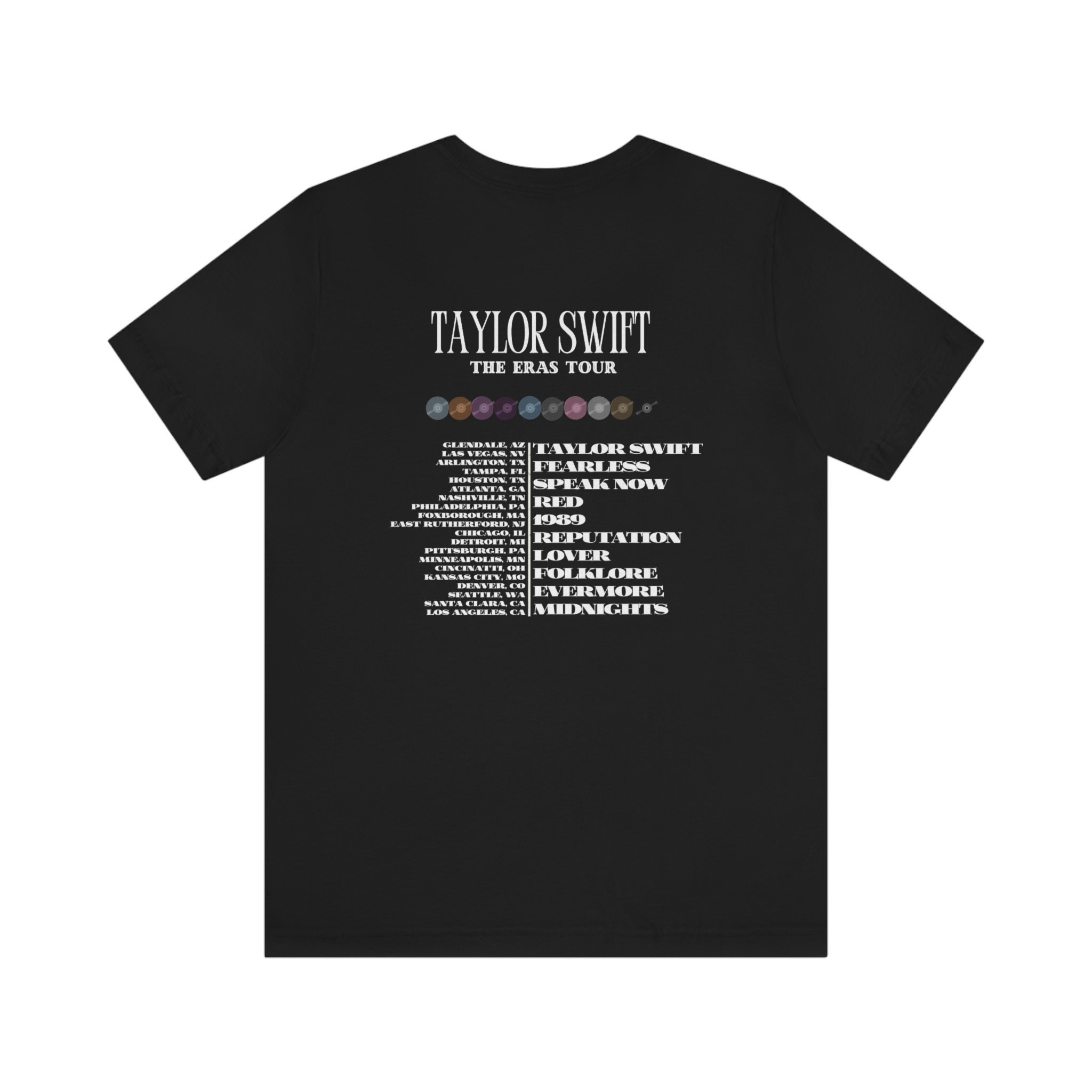 black eras tour shirt